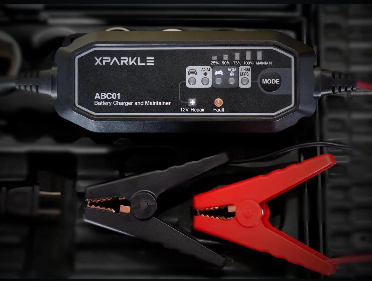 Xparkle ABC01 Cargador y Mantenedor de Batería de Coche - Imagen 3