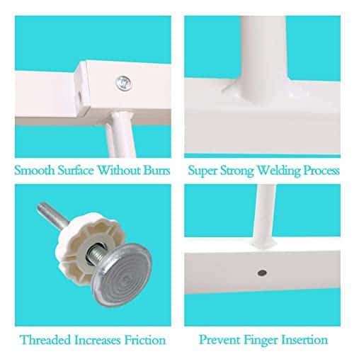 WAOWAO Rejas de Seguridad para Ventanas para Niños Bebés - Imagen 3