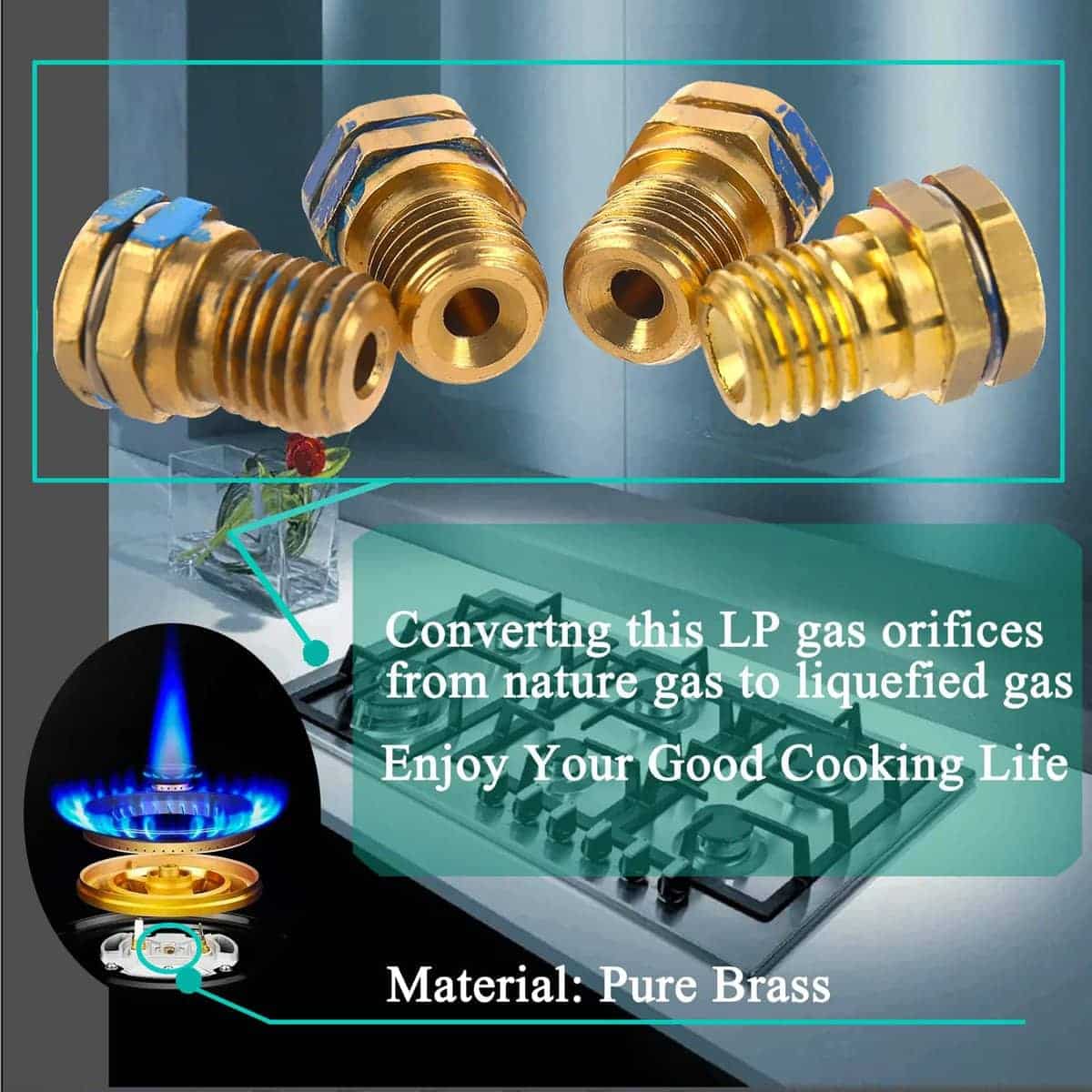 Kit de Conversión de Gas LP para Estufa GE WB28K10556 - Imagen 3