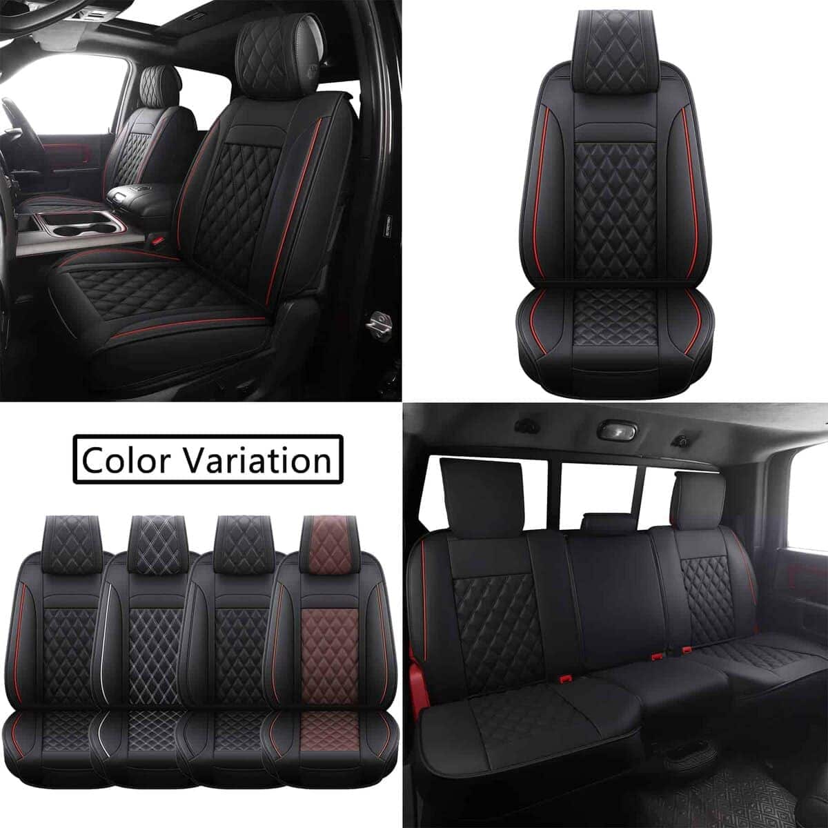 Fundas de asiento para Dodge Ram, Compatible con 2009-2025 - Imagen 7