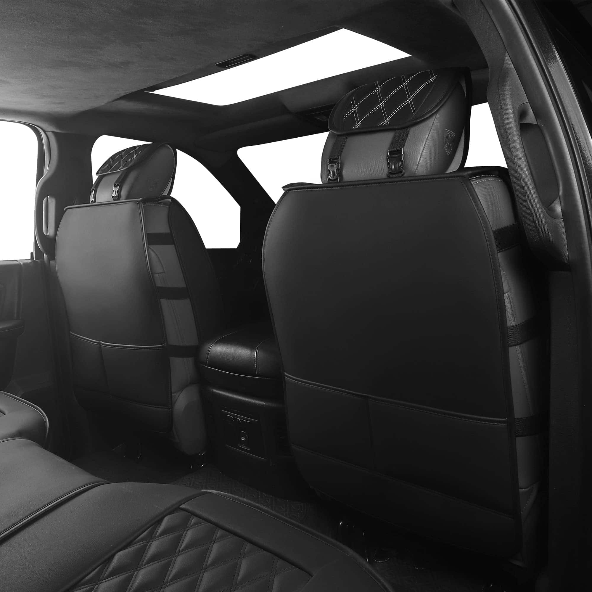 Fundas de asiento para carro JOJOBAY para Dodge Ram, para - Imagen 3