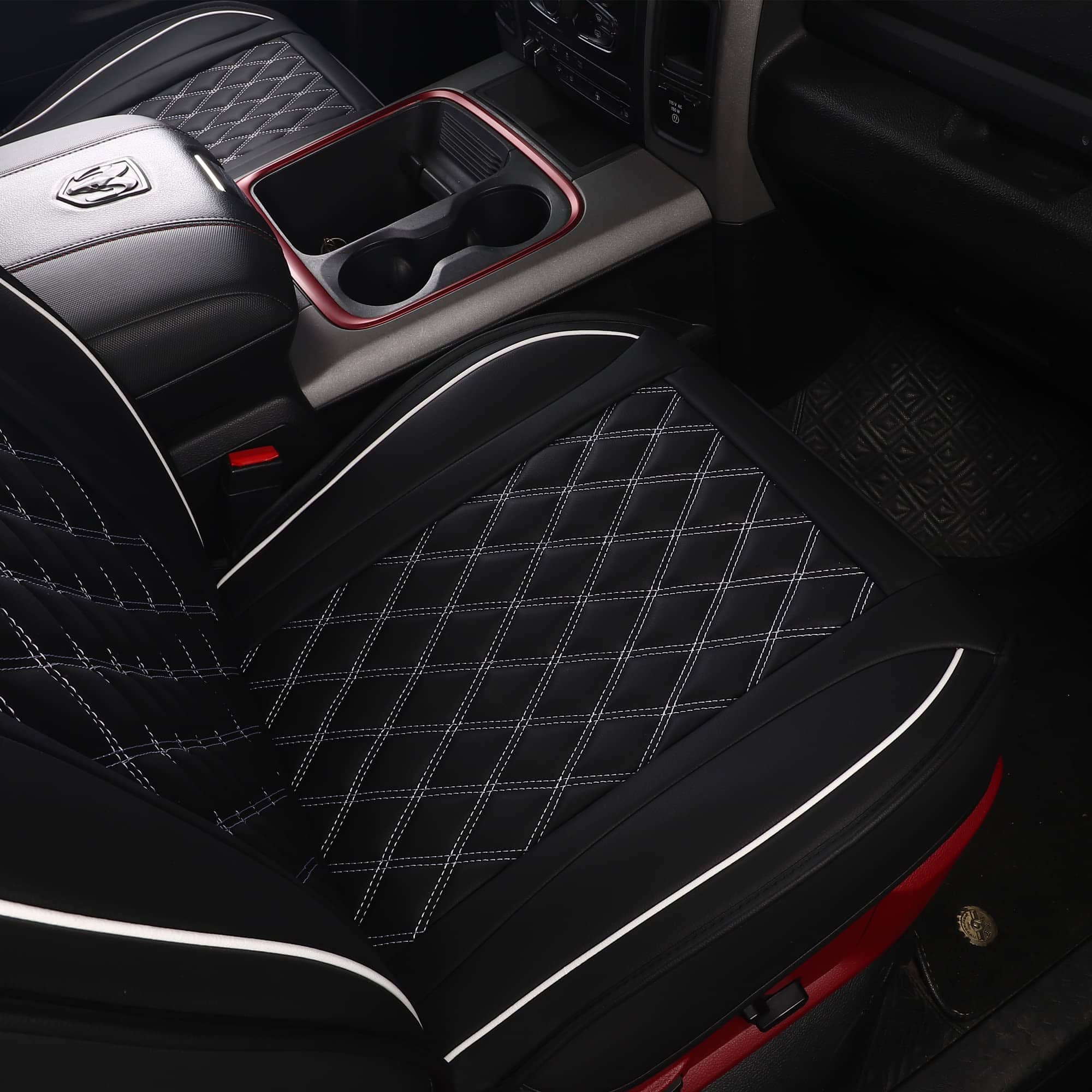 Fundas de asiento para carro JOJOBAY para Dodge Ram, para - Imagen 6