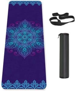 Tapete de Yoga Antideslizante Knsbk TPE -azul