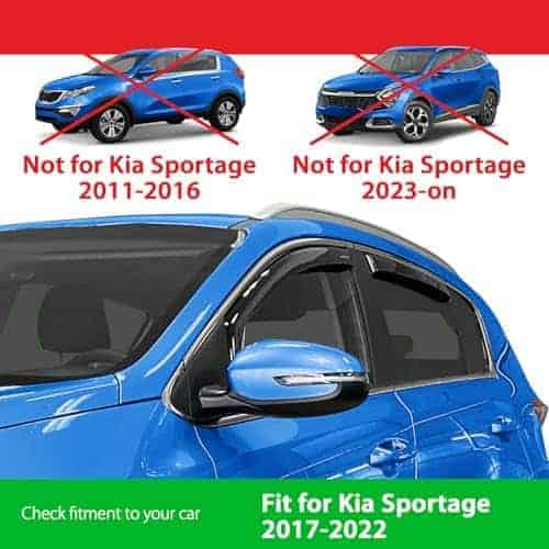 Deflectores de ventanas irrompibles Goodyear -Humo Premium - Imagen 4