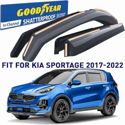 Deflectores de ventanas irrompibles Goodyear -Humo Premium - Imagen 3