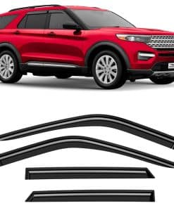 Voron Glass Deflectores de Lluvia -Negro