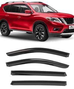 Voron Glass Deflectores de lluvia duraderos -Negro