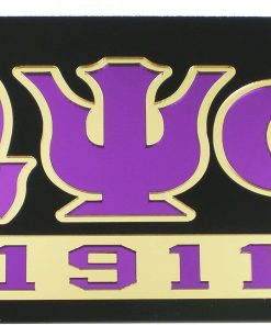 Placa de matrícula para automóvil Omega Psi Phi 1911 con