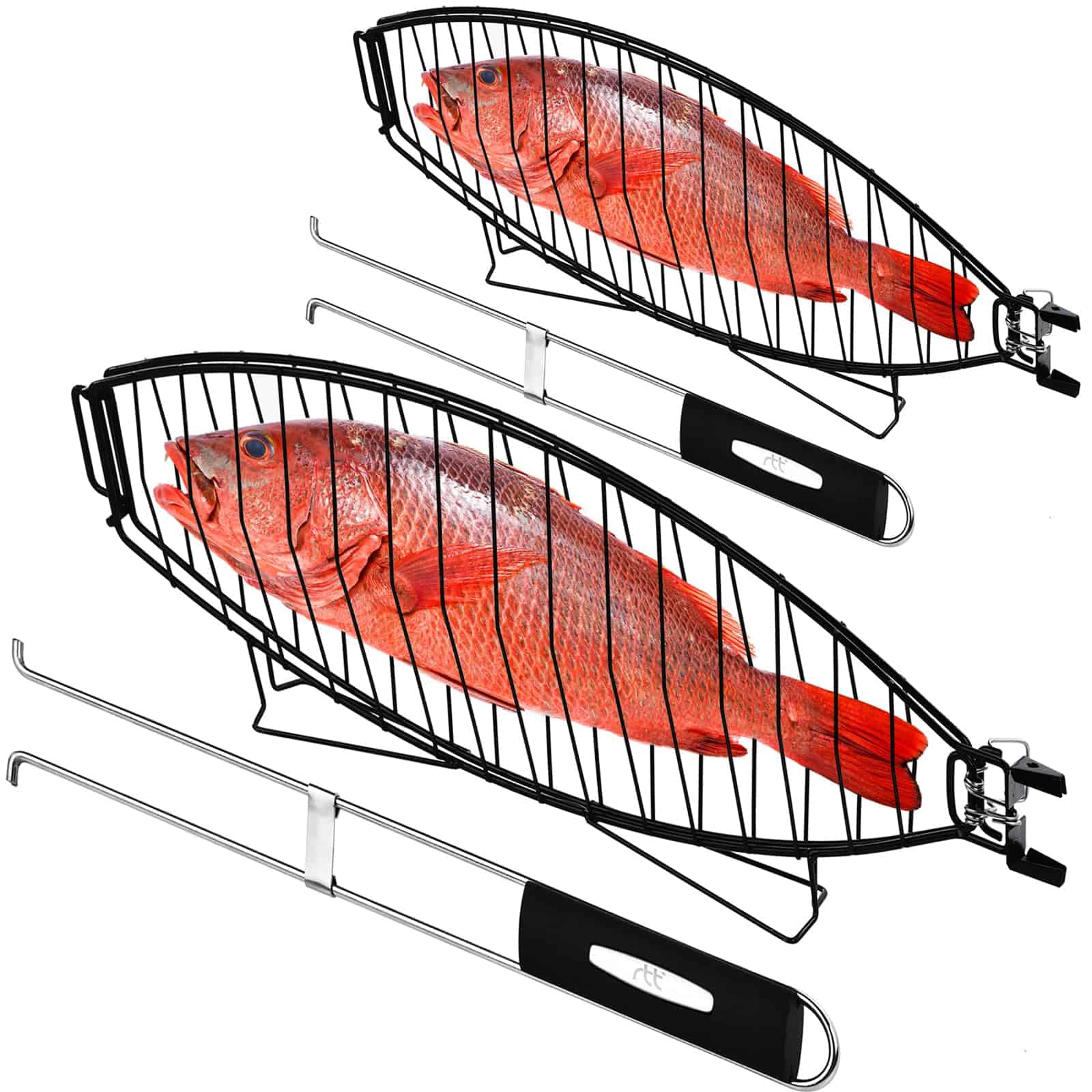 Cesta para parrilla de pescado RTT 2 paquetes - Cesta de
