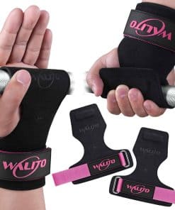WALITO Weight Lifting Wrist Straps (Par), Agarre de Cuero