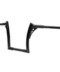 Manillar Ape Hanger Gloss Black de 12" de elevación 1.25"