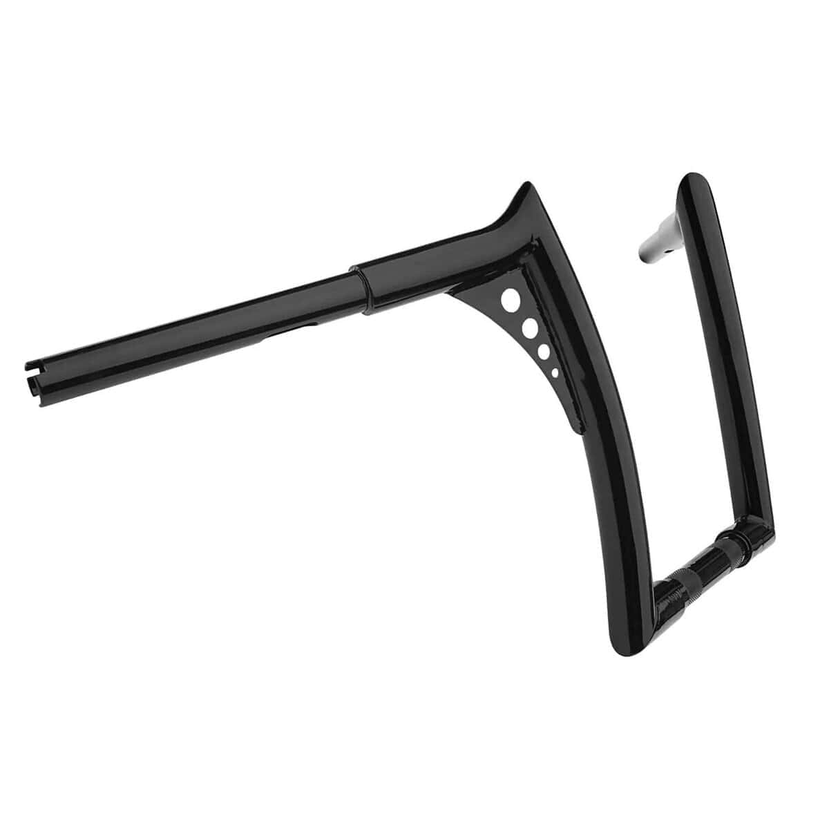 Manillar Ape Hanger Gloss Black de 12" de elevación 1.25" - Imagen 4