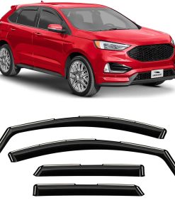 Voron Glass Deflectores de lluvia extra -Negro