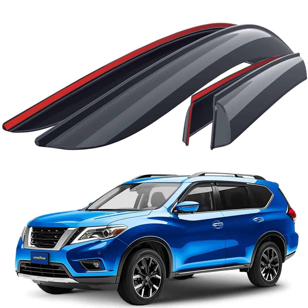 Deflectores de ventanas irrompibles Goodyear -Ahumado Premiu