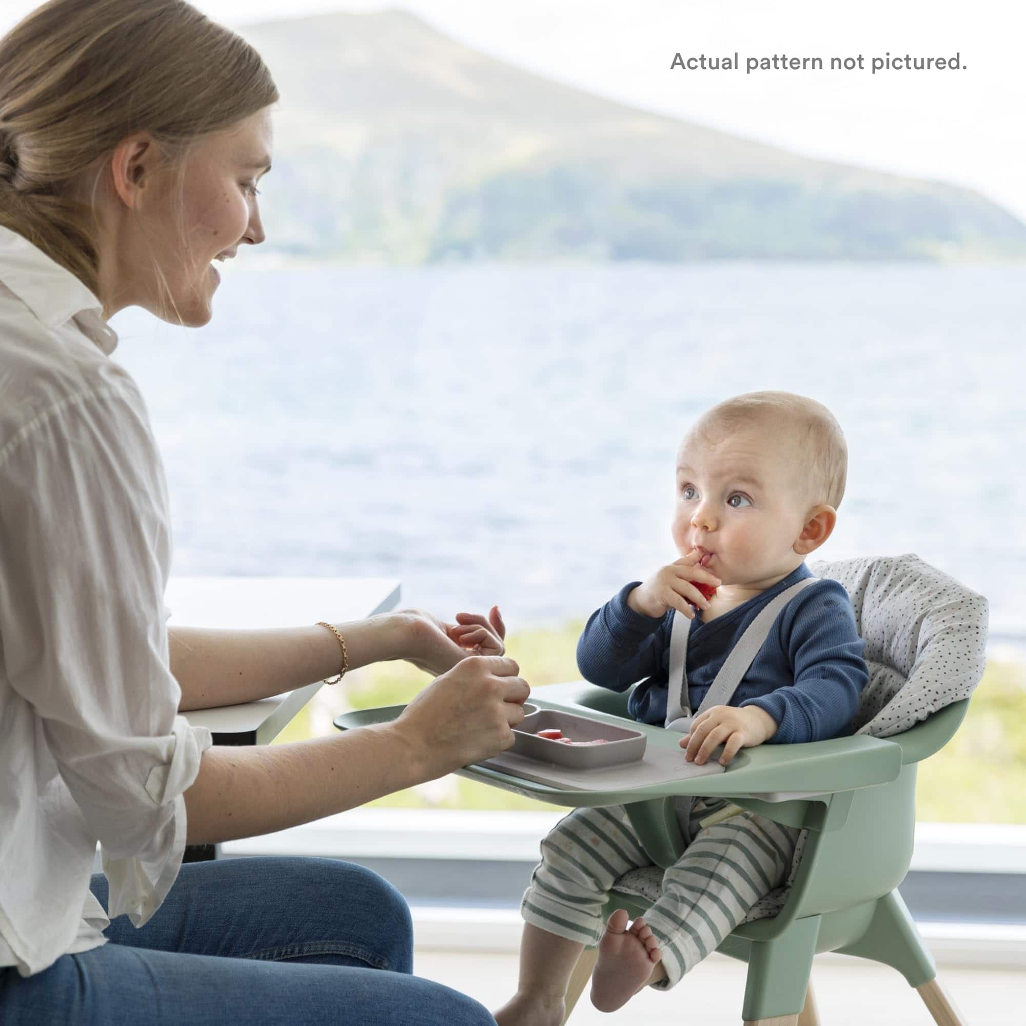 Cojín Stokke Clikk, Gris Nórdico - Compatible con Silla - Imagen 6