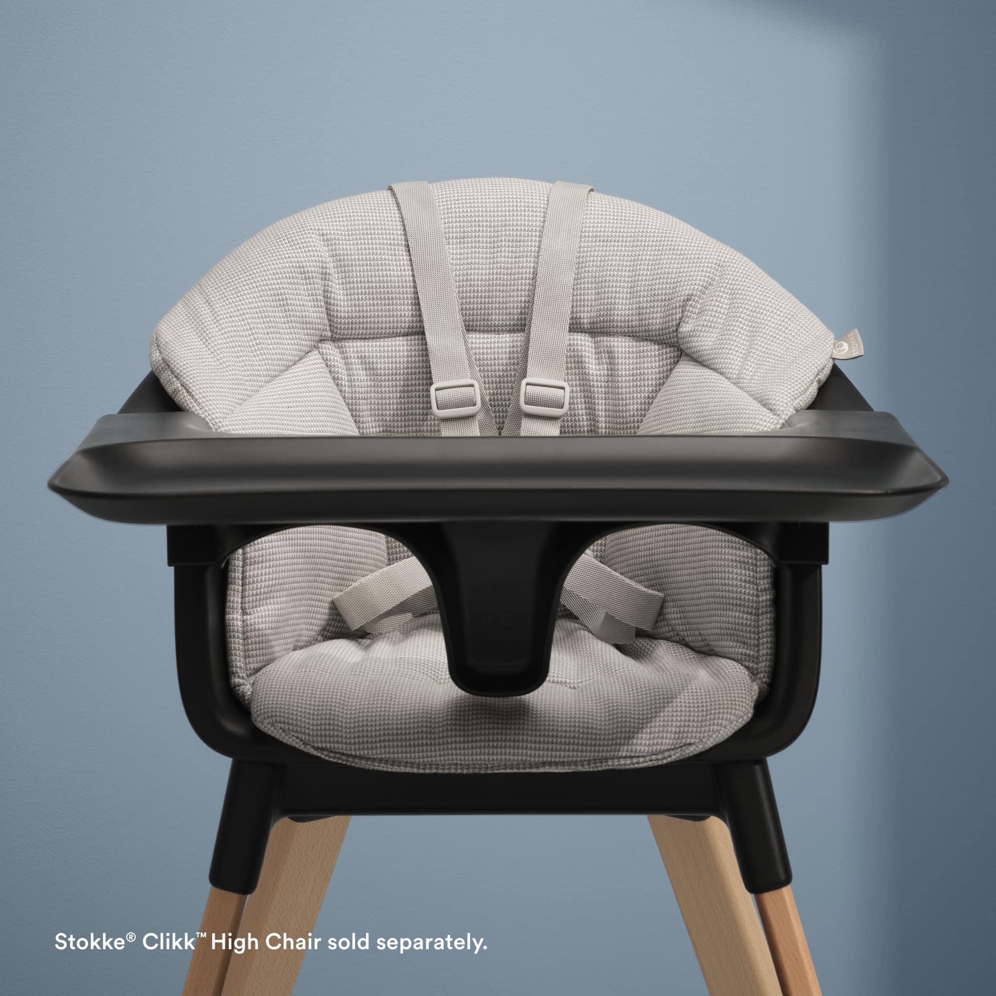 Cojín Stokke Clikk, Gris Nórdico - Compatible con Silla - Imagen 5