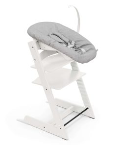 Silla Stokke Tripp Trapp (Blanco) + Conjunto de Recién