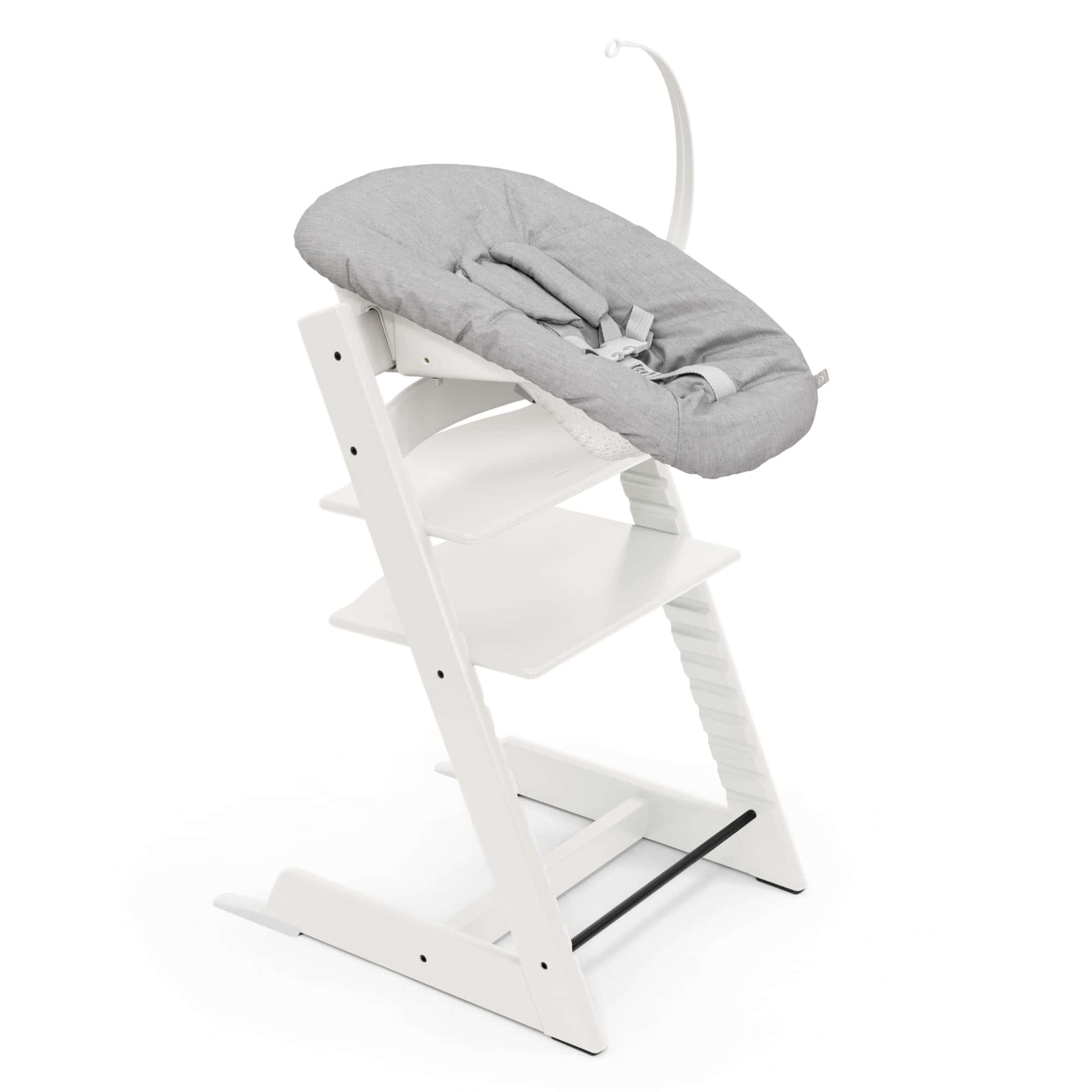 Silla Stokke Tripp Trapp (Blanco) + Conjunto de Recién