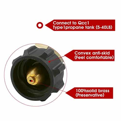 Adaptador de T de Latón de Gas Propano MOFLAME con 3 - Imagen 6