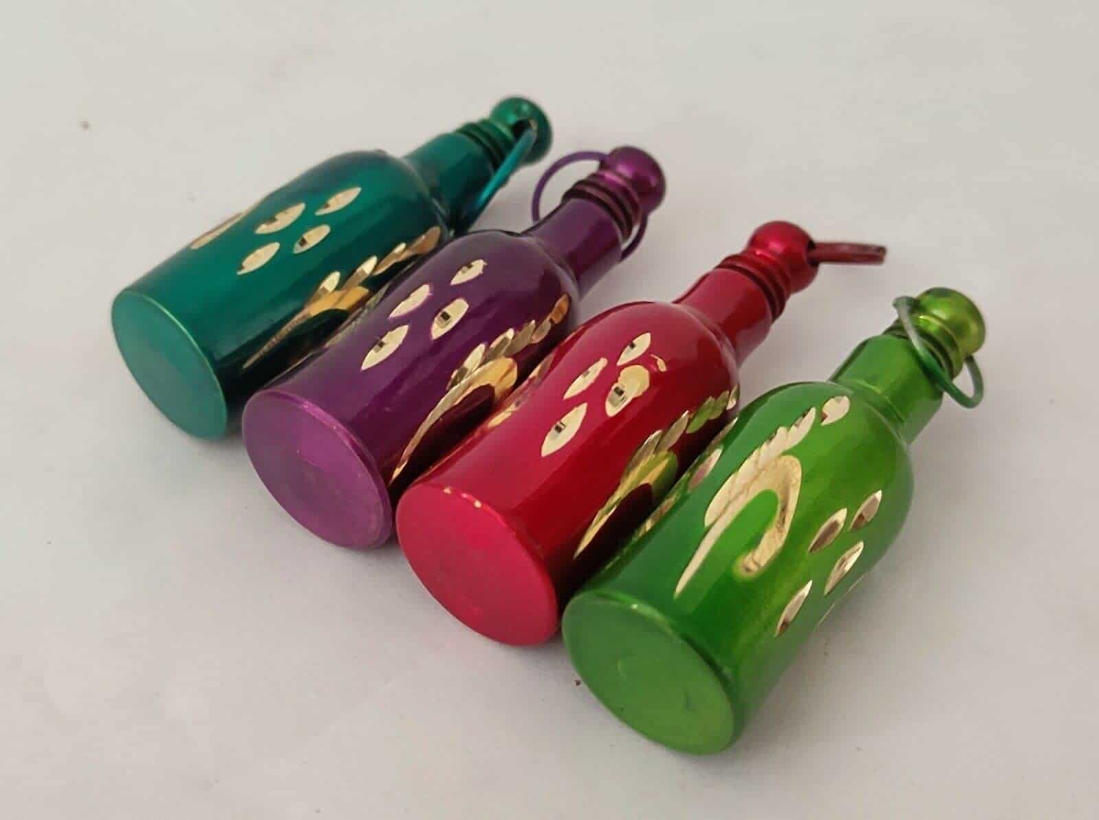 Porta Kajal de Latón Forma Botella Antigua Sin Diseño de - Imagen 4