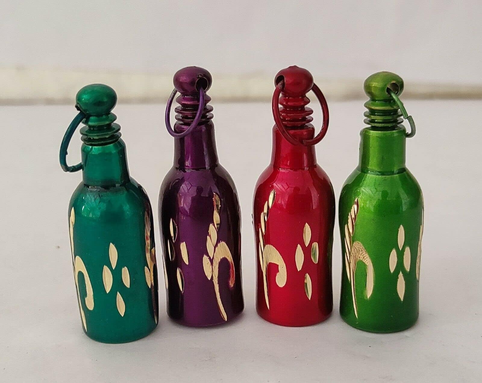 Porta Kajal de Latón Forma Botella Antigua Sin Diseño de - Imagen 5