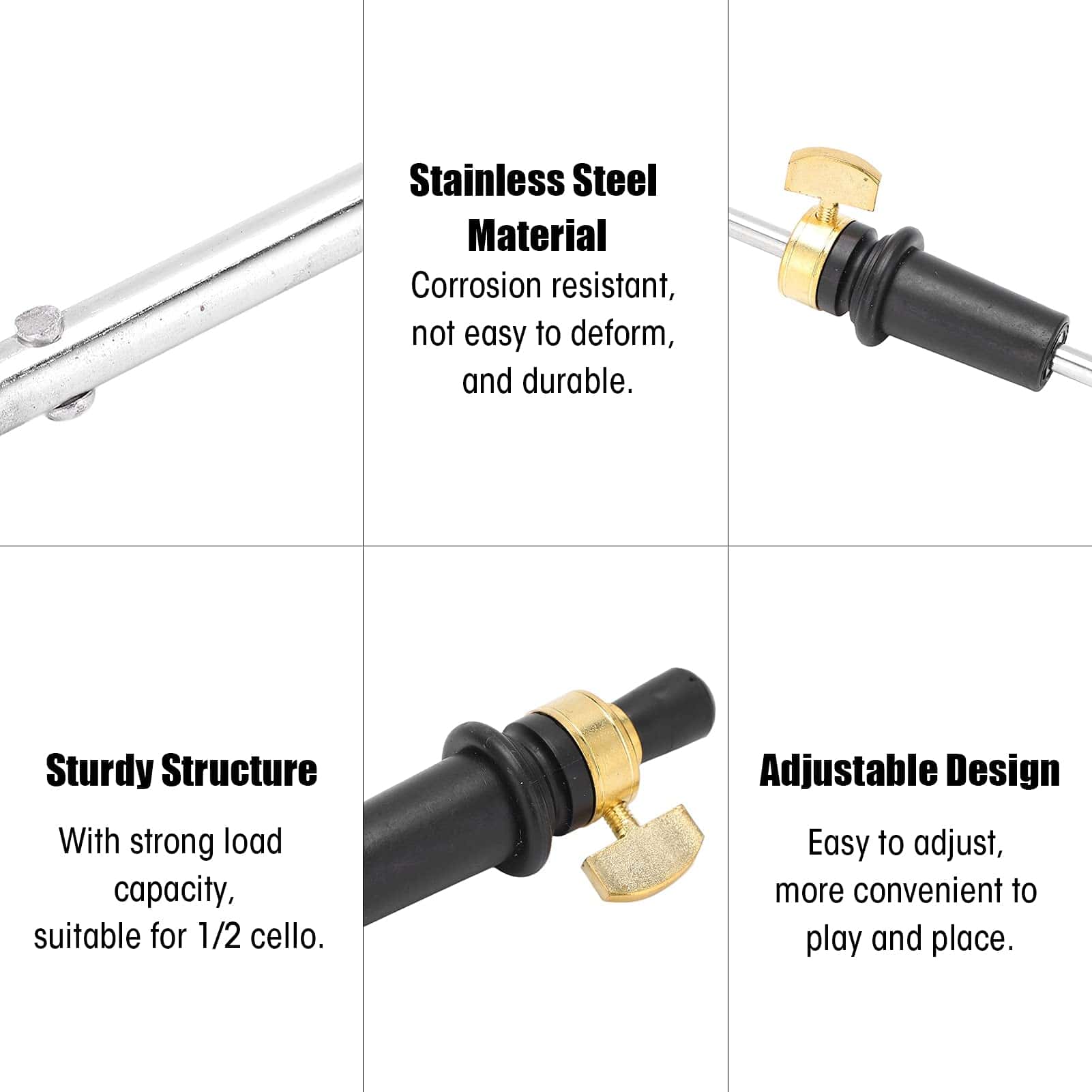 Accesorio para clavija final de violonchelo, clavija de - Imagen 4