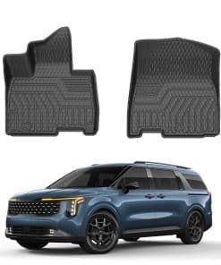 Tapetes de Piso de la 1ra Fila Mixsuper para Kia Carnival