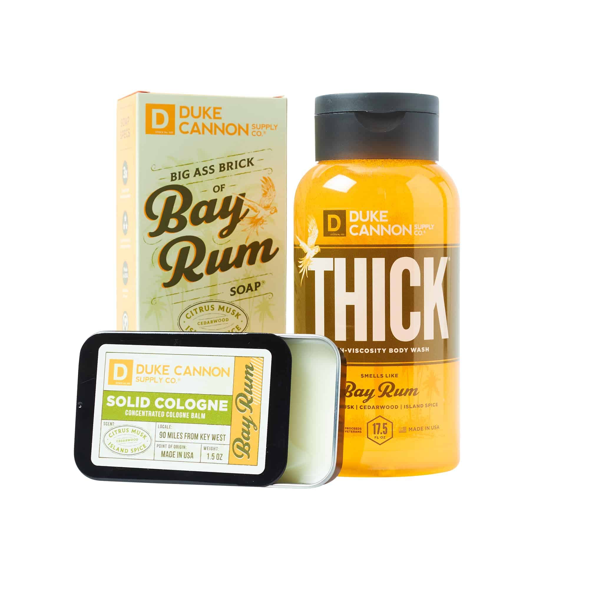 Duke Cannon Supply Co. Bay Rum Bender Bundle para Hombres -