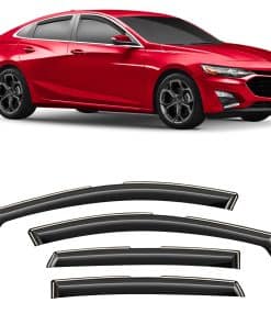 Voron Glass Deflectores de Lluvia extra -Black