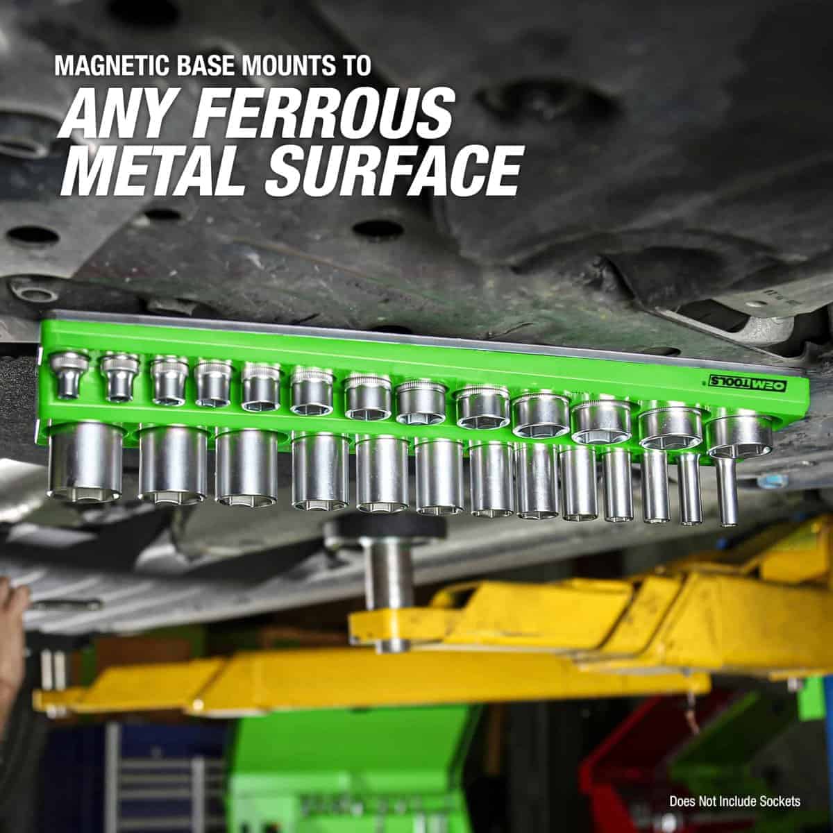 Juego de 6 bandejas magnéticas para sockets -Negro y Verde - Imagen 10