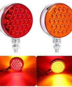 2pcs 4 Pulgadas Luz de Guardabarros de Pedestal Redonda de