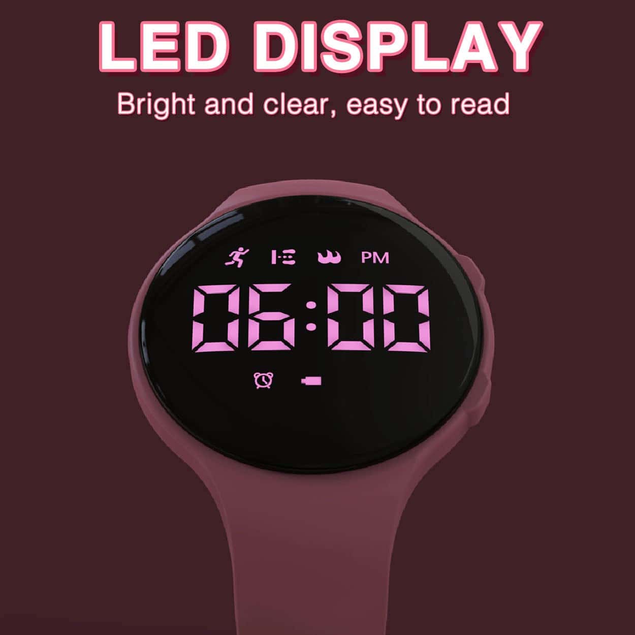 Reloj de pulsera de rastreador de actividad física Focwony - Imagen 6