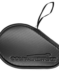 Estuche para Raqueta de Ping Pong -Negro Mate de Fibra
