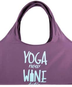 Bolso de yoga Wild Essentials Yoga Now Wine Later, bolso de