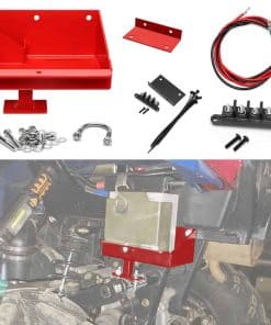 Kit de reubicación de batería Canitu Rojo, Bandeja de