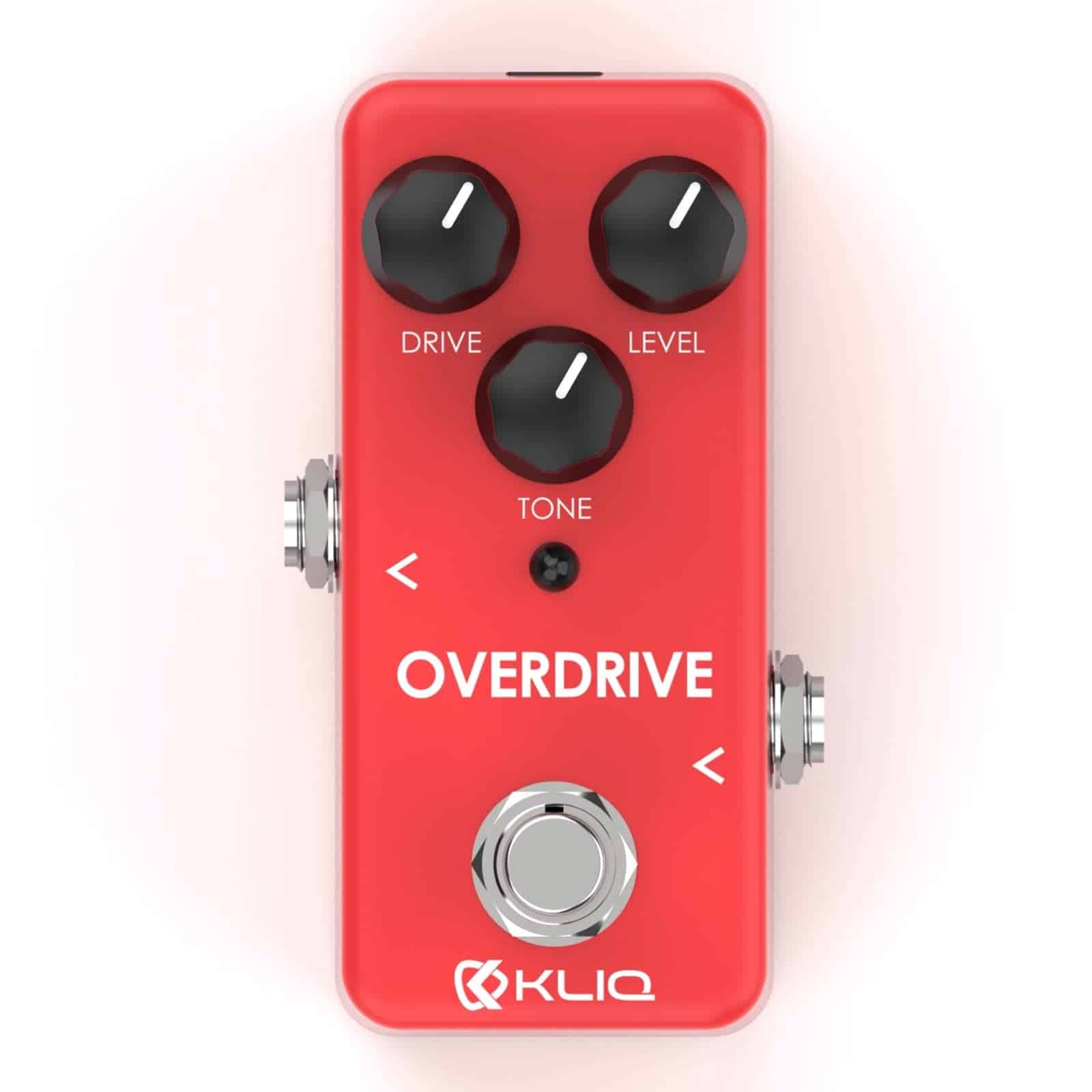 Pedal de Efecto KLIQ Tiny-Overdrive para Guitarra y Bajo