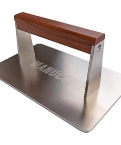 Prensa de tocino de acero inoxidable Manucode - peso de