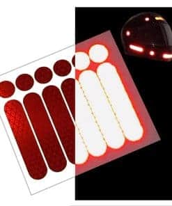 Calcomanías y pegatinas de seguridad reflectantes de alta