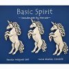 Set de imanes de unicornio de pewter mediano de Basic