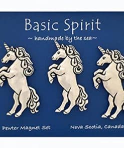 Set de imanes de unicornio de pewter mediano de Basic