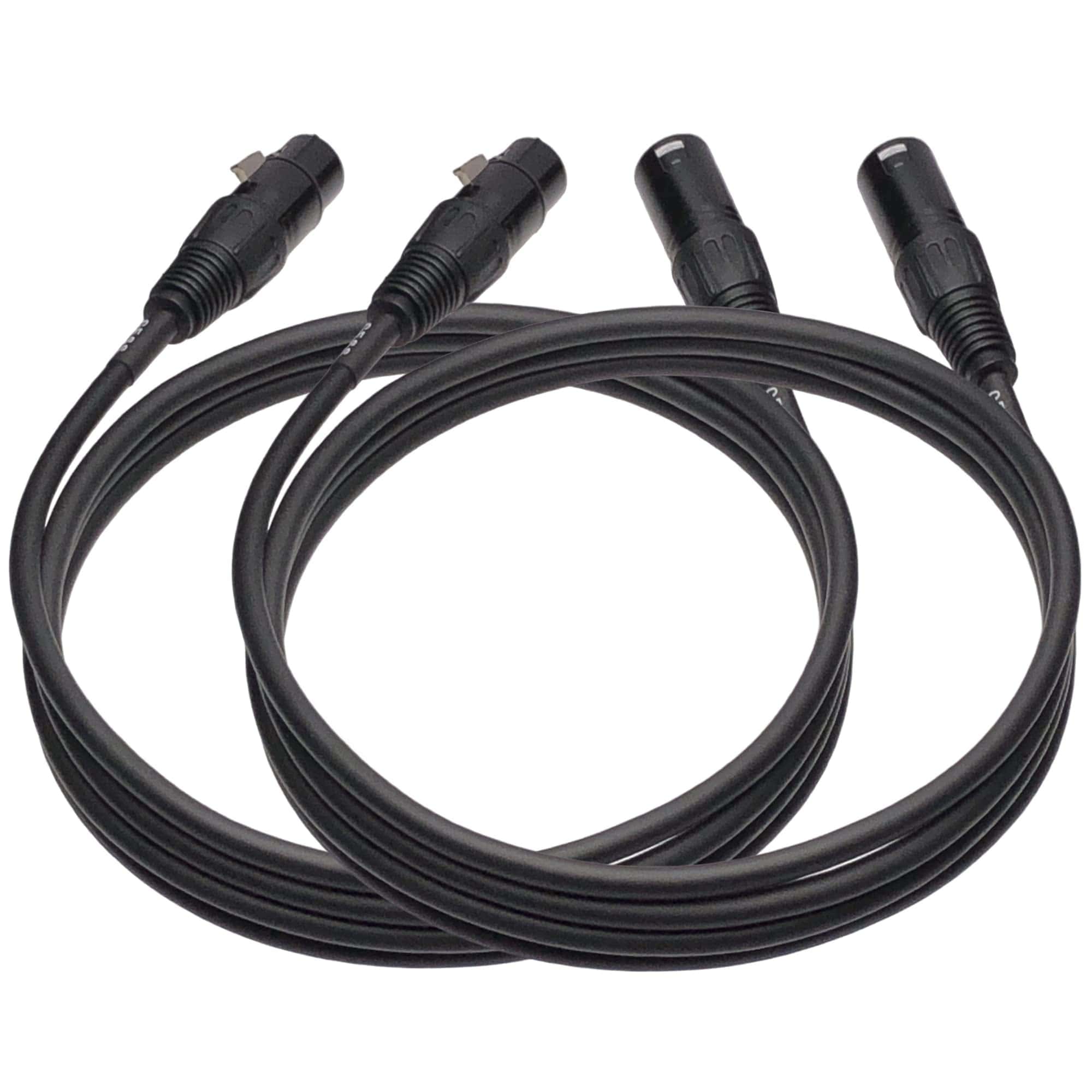 Cable XLR hembra a macho de 4 pines - Cable de micrófono - Imagen 9