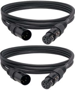 Cable XLR hembra a macho de 4 pines - Cable de micrófono