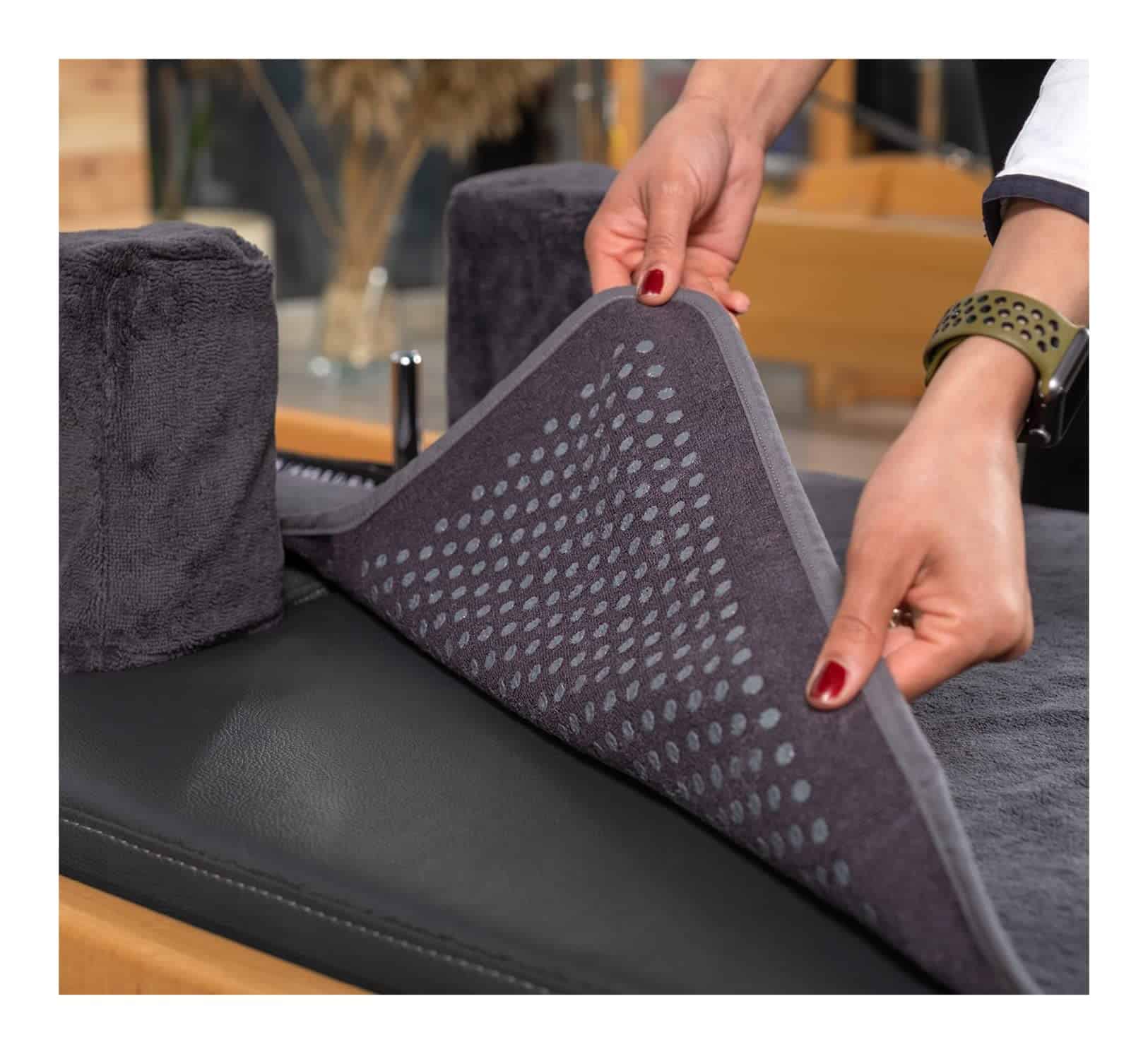 Toalla antideslizante para reformer de Pilates (Incluye 2 - Imagen 6