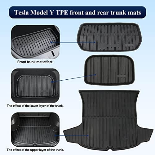 Tapetes para maletero para Tesla Model Y, Tapetes de carga - Imagen 7