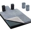 Toalla Antideslizante para Pilates -Gris