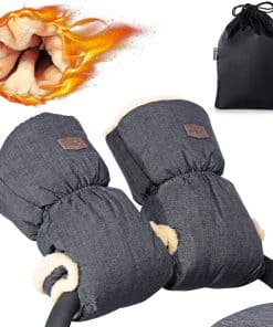 Guantes de Piel Sintética Orzbow para Cochecito, Mitones