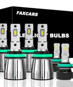 Conjunto de bombillas FAXCARS H11 H9 H8 para Toyota Tacoma