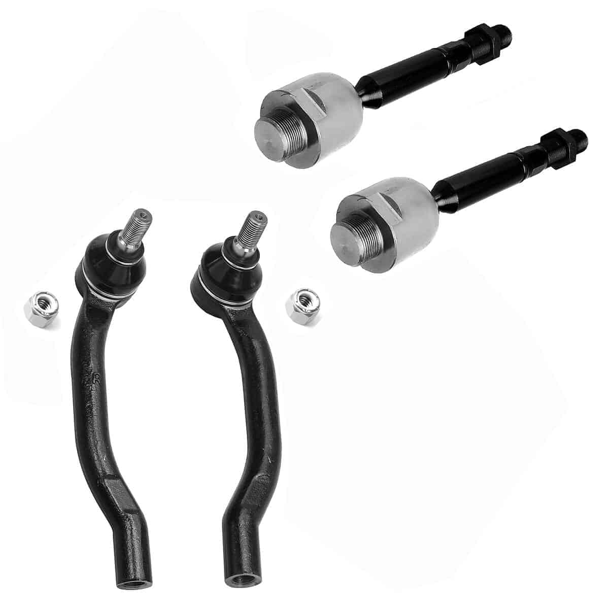 4 PC Kit de Extremo de Barra de Acoplamiento