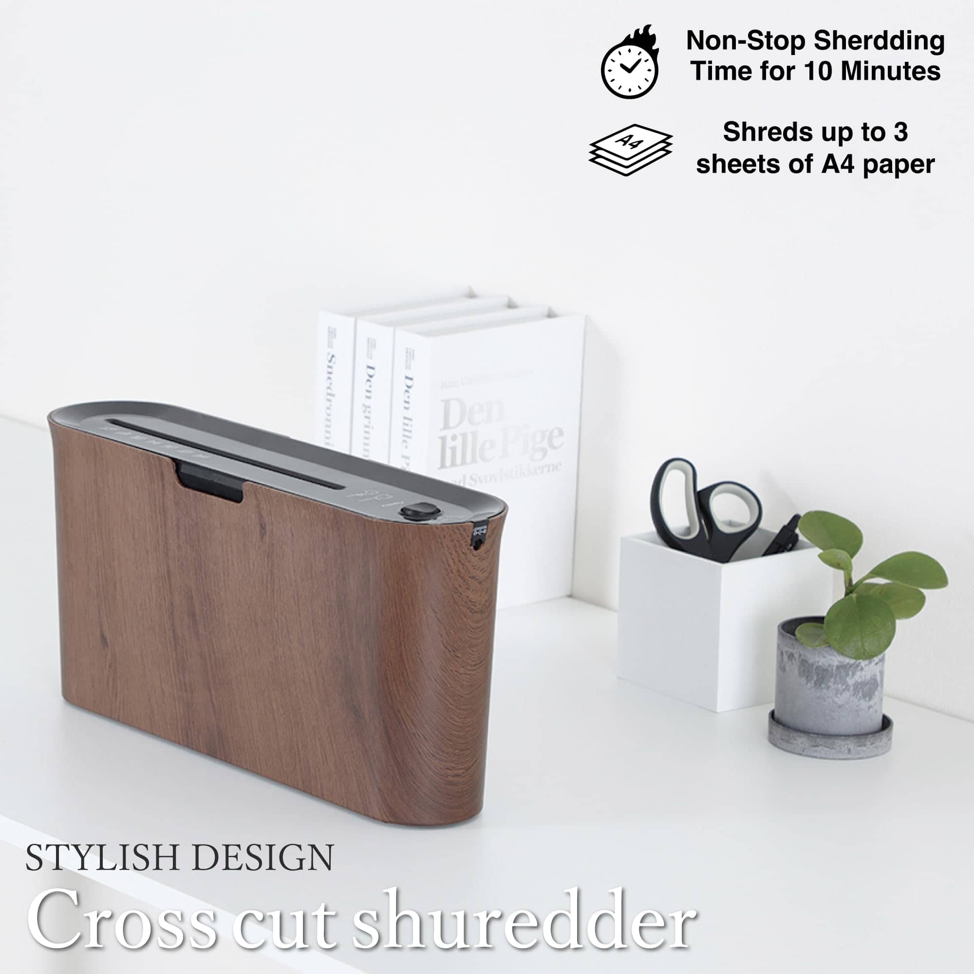 Trituradora de papel Asmix B06W para uso doméstico en la - Imagen 3