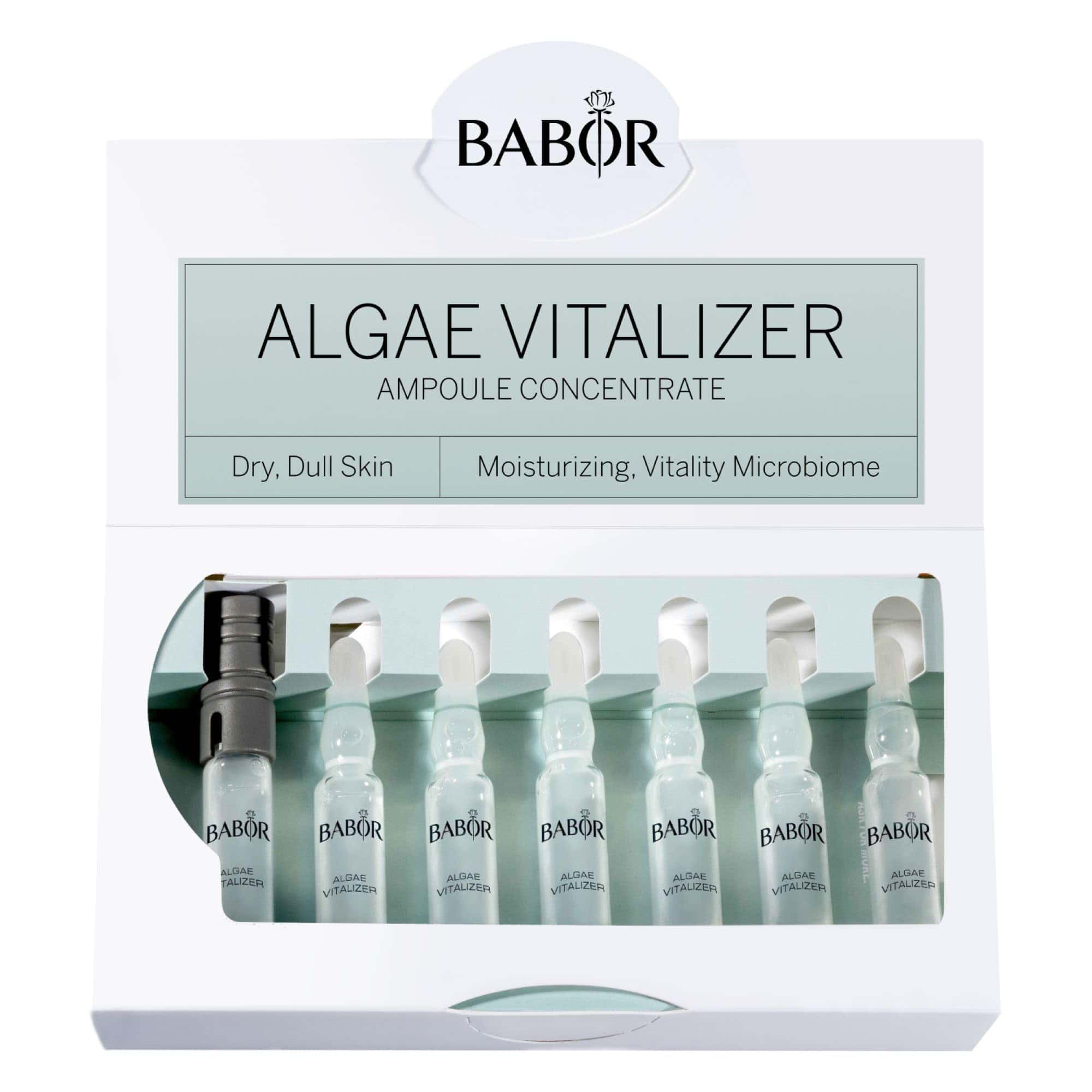 Ampollas de suero BABOR Algae Vitalizer para el rostro, con - Imagen 3